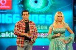 Salman Khan, Pamela Anderson on the sets of Bigg Boss House in Mumbai on 19th Nov 2010 (6).JPG